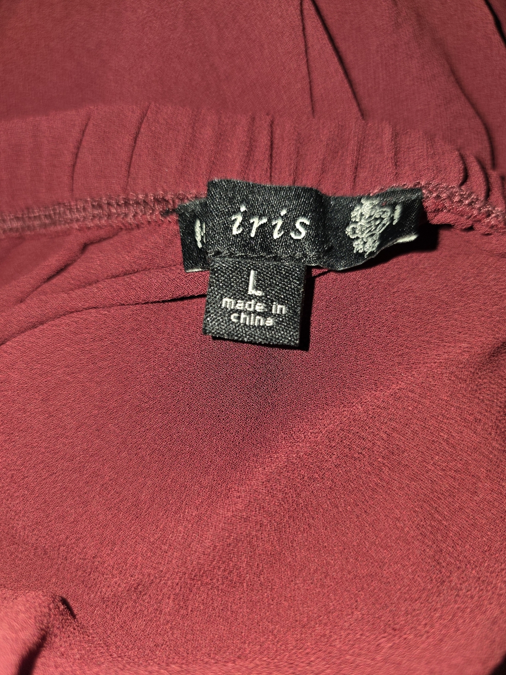 iris Strapless Maxi Dress in Burgundy - Picture 4 of 5